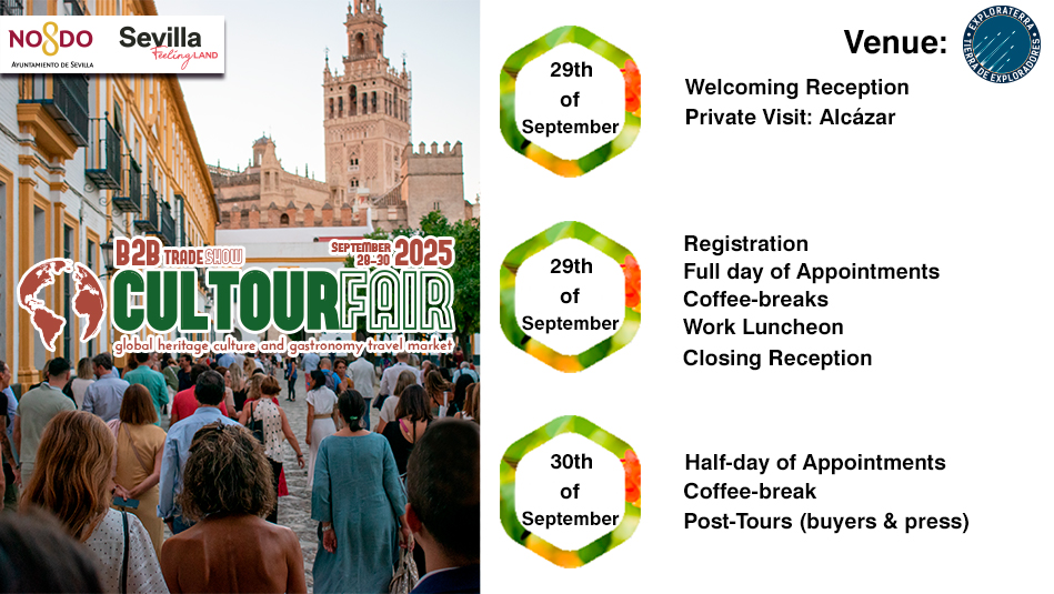 CULTOURFAIR 2025 - Seville: 28/09 - 30/09