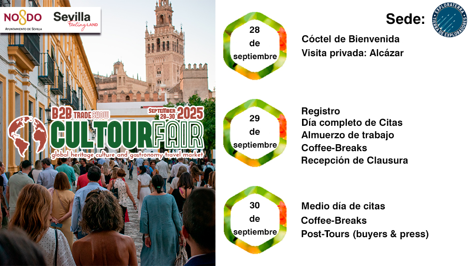 CULTOURFAIR 2025 - Sevilla: 28/09 - 30/09