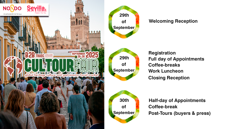 CULTOURFAIR 2025 - Seville: 28/09 - 30/09