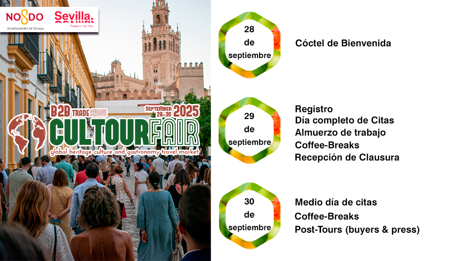 CULTOURFAIR 2025 - Sevilla: 28/09 - 30/09